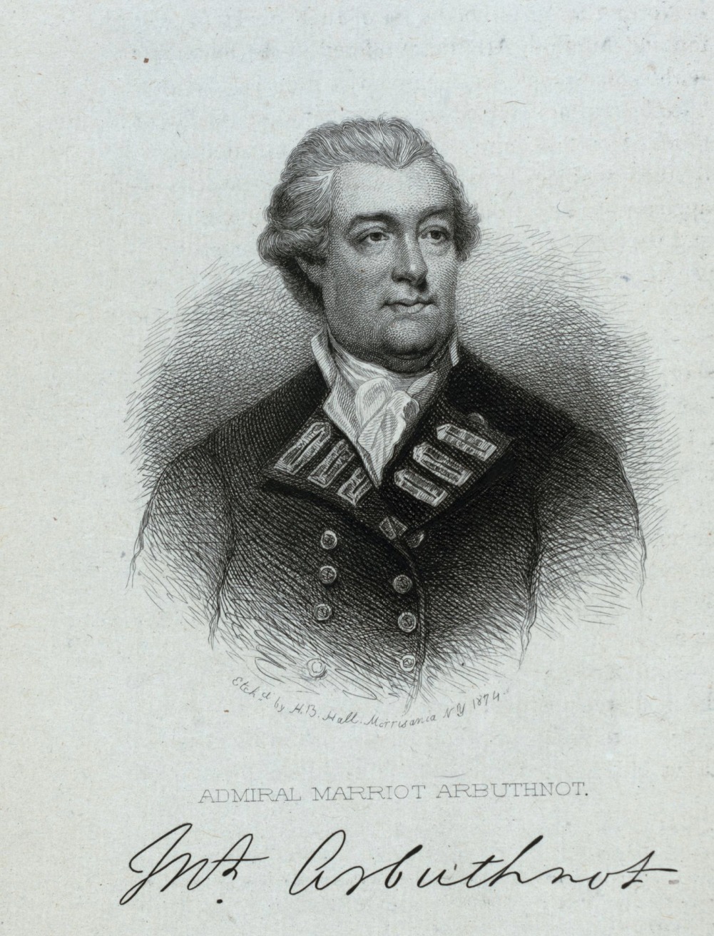 The Miriam and Ira D. Wallach Division of Art, Prints and Photographs: Print Collection, The New York Public Library. “Admiral Marriot Arbuthnot.” New York Public Library Digital Collections.